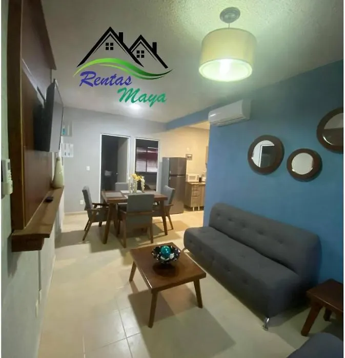 Departamento Comodo En Playa Del Carmen-1
