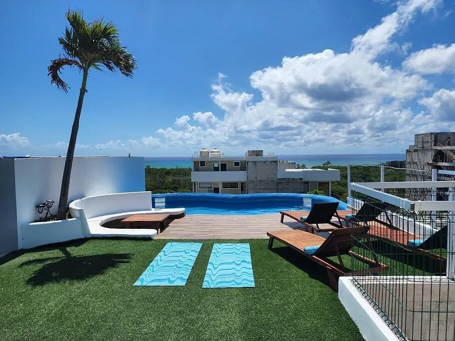 Studio Near To The Beach And Ocean View Pool Roof 102-1