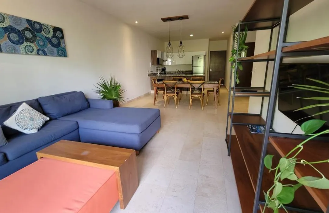 Comodo Depto. 2 Habitaciones 2 Banos Aldea Zama Tulum-1
