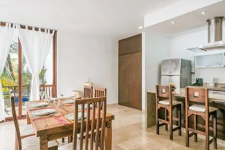 Playacar Condo In Complex W A Gorgeous Pool Lounge-1