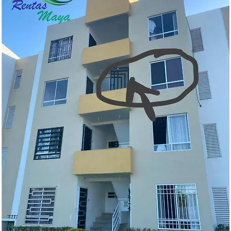 Departamento Comodo En Playa Del Carmen-2