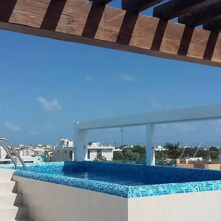 Moderno Departamento, Ubicado En El Corazon De Playa Del Carmen-3