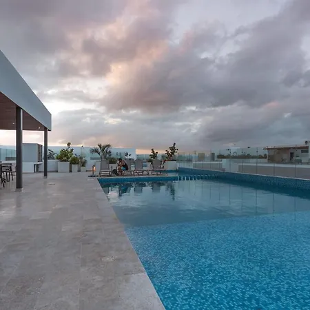 2Br Apt In The Heart Of Playa, Condo Ipana Brand New, High Speed Wifi, 3 Rooftop Pools, Gym And Rooftop Bar With Ocean View-2