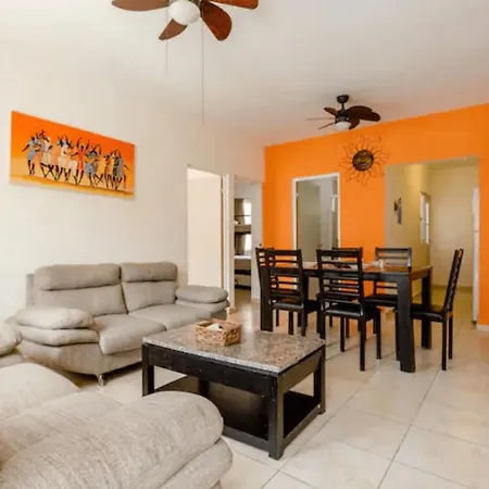 Apartamento En Fraccionamiento Privado 6 Personas 5 Camas Con Piscina Cerca De La Playa-2