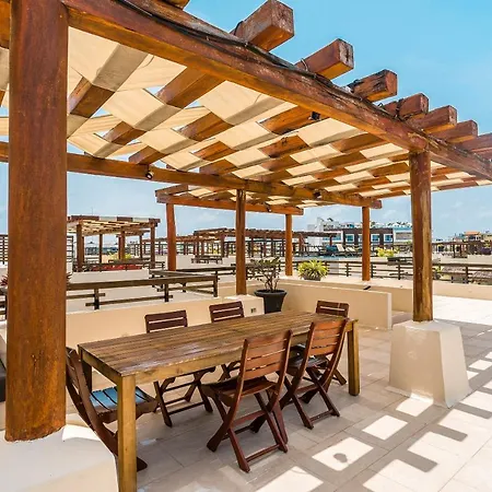 Oceanview Private Rooftop Pool, Steps To Mamitas-3