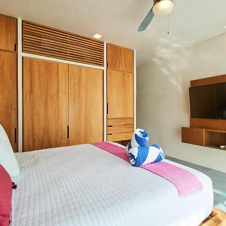 Stunning Two-Level Apartment Playa Del Carmen Infinity Swimming Pool & Rooftop Great Amenities-2