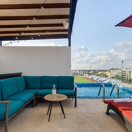 Luxury Penthouse And Private Rooftop Pool On 5Ta Avenida-3