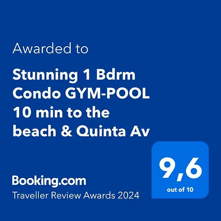 Stunning 1 Bdrm Condo Gym-Pool 10 Min To The Beach & Quinta Av-3