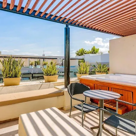 Elegant Penthouse Private Roof Plus Jetted Spa Tub Gym-3