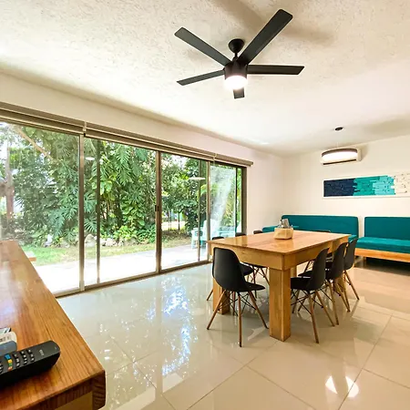 Villa Selvatica Con Piscina En Playa Del Carmen-2