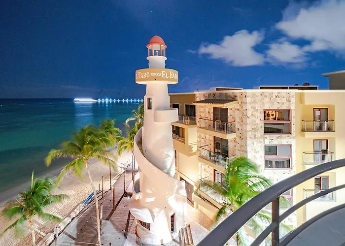 Penthouse Reef 401 - Beautiful Beachfront Ocean View - At El Faro Playa del Carmen