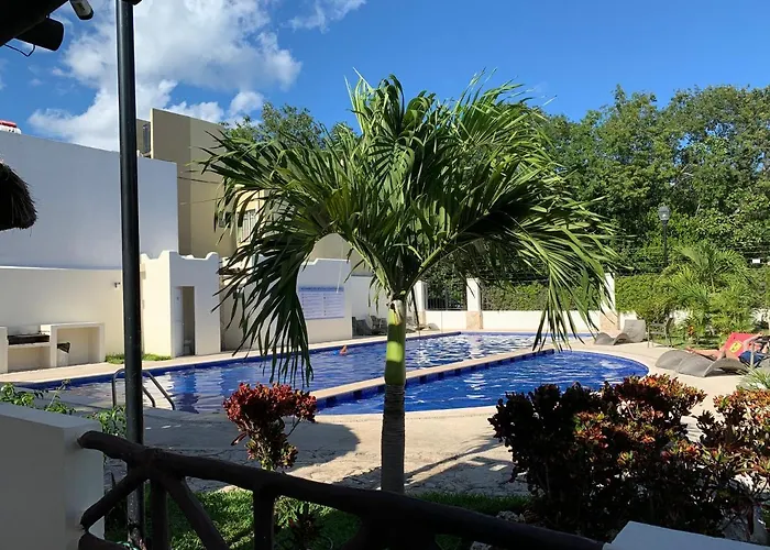 Hermoso Depa En Condominio Con Alberca Playa del Carmen acceptant les animaux