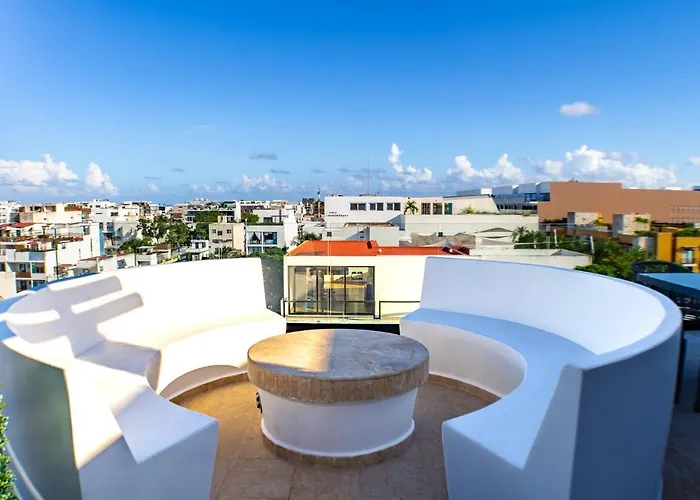 Estudio106 Centrico En Menesse38 Con Roof Apartamento Playa del Carmen que aceita animais de estimação