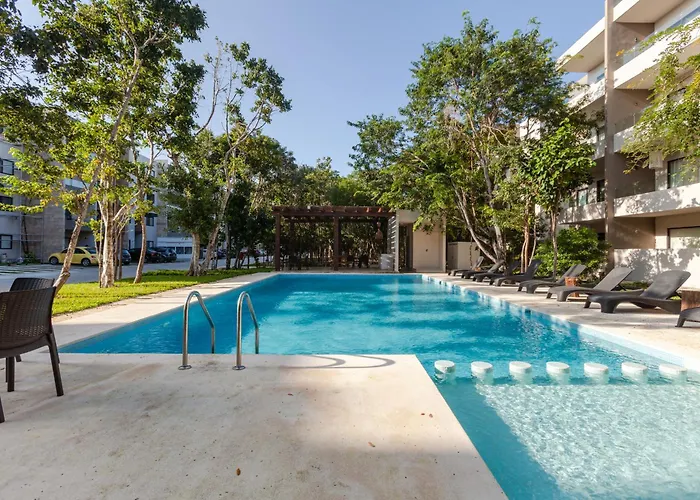 Huisdiervriedelijke Casa Rock Penthouse 8 Min To 5Th Ave Wifi 50Mb Private Balcony 2 Gyms 6Pools Bbq Area Washerampdryer Villa Playa del Carmen