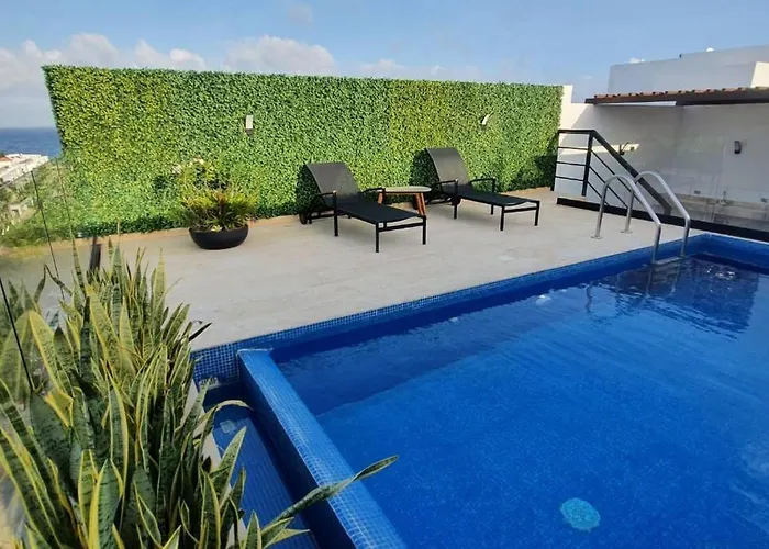 Appartement Penthouse Con Alberca Privada Y La Mejor Vista!! à Playa del Carmen acceptant les animaux