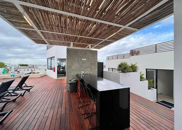 Encantador Departamento/Roof Top Vista Al Mar/Gym Playa del Carmen