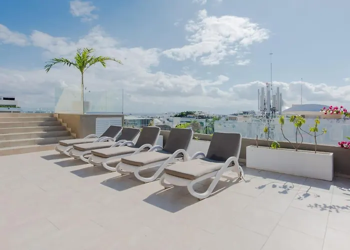 Chic Space, Private Balcony, Roof Pool, Good Wifi Playa del Carmen