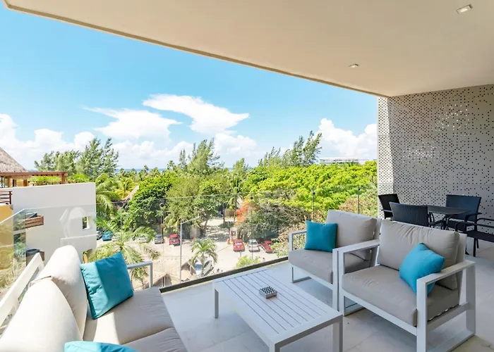 Miranda Ocean View Property Playa del Carmen acceptant les animaux